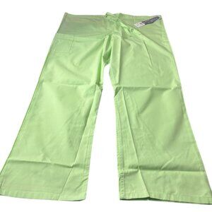 Landau NWT Unisex Drawstring Scrub Pants in Aloe Green sz Large
